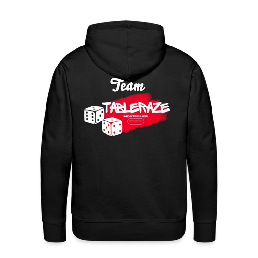 Sweat-shirt à capuche Premium pour hommes - noir