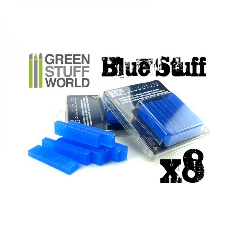 Blue Stuff Molds x8