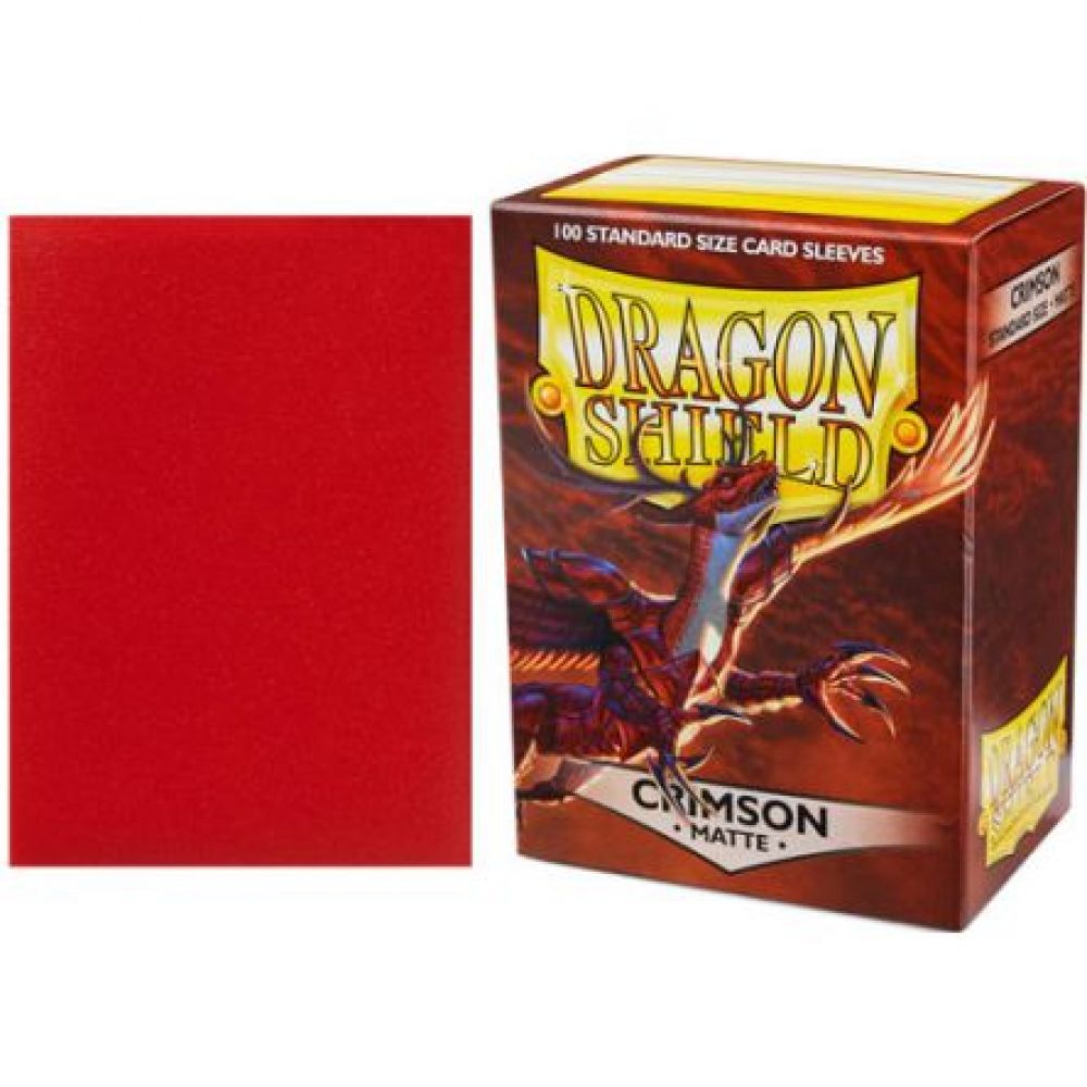 Dragon Shield Crimson Matte x100