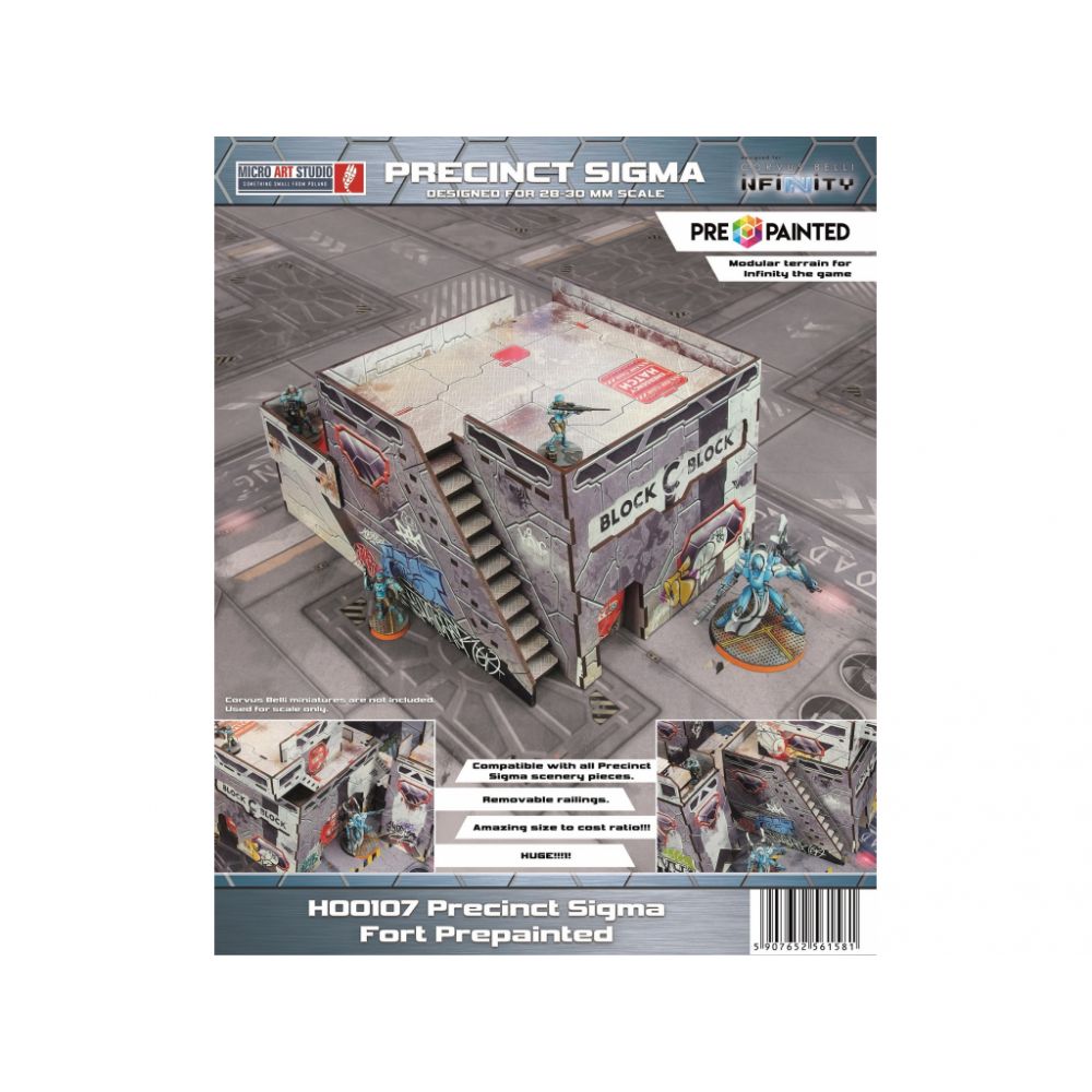 Décor Infinity: Precinct Sigma Fort Prepainted (Grey)