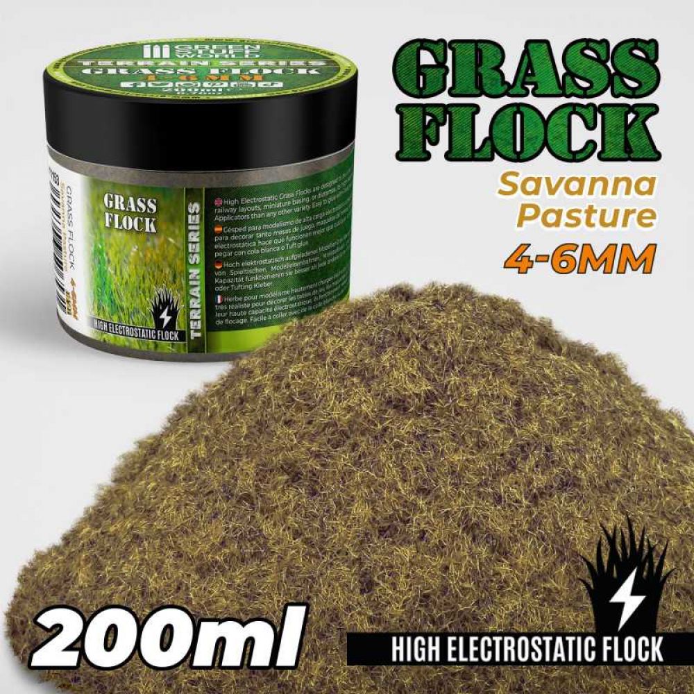 Herbe Statique 4-6mm- SAVANNA PASTURE - 200ml