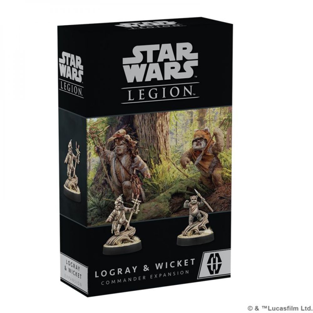 Destockage: Star Wars Légion: Mercenaire: Logray & Wicket : Extension Commandant