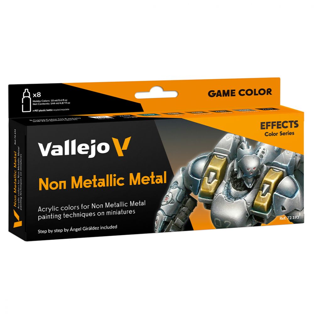 Set Peinture Game Color Effects Color 8 NON METALLIC METAL