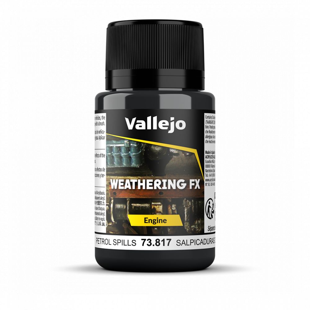 Weathering: 73817 Effet moteur projections de pétrole
