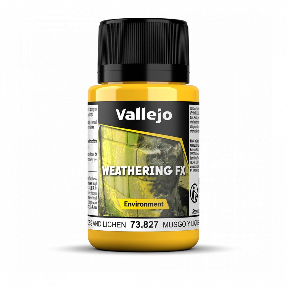 Weathering: 73827 Effet d'environnement moisissure et lichen