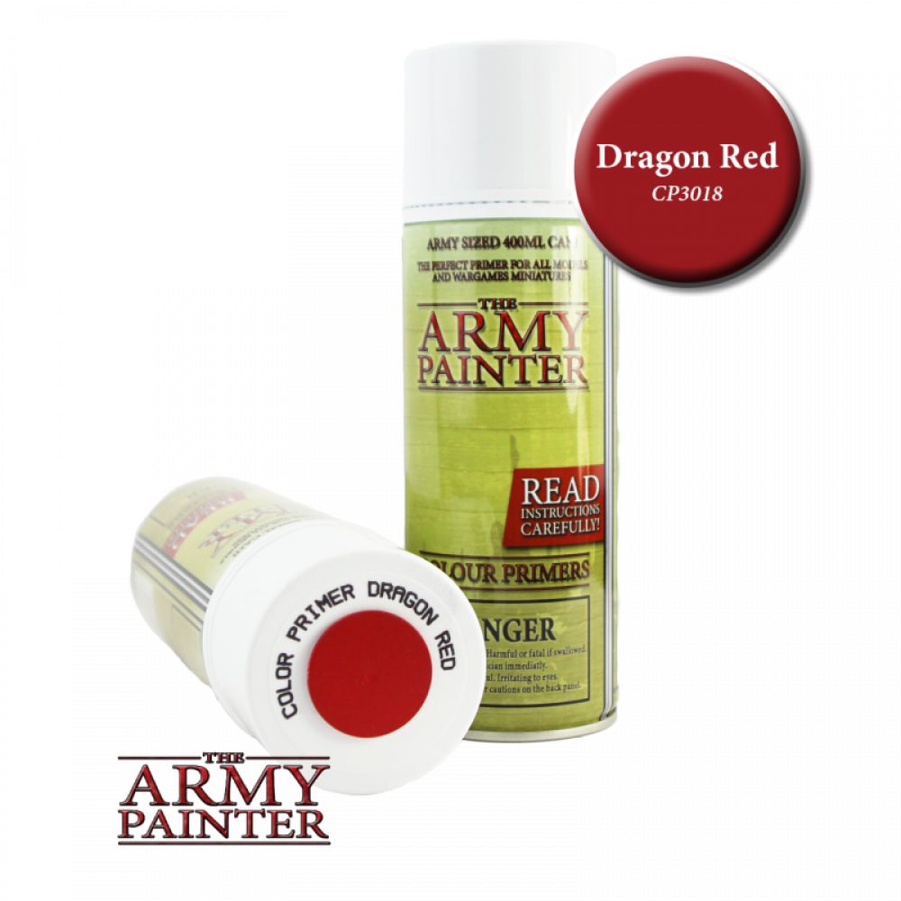 Bombe Colour Primer Army Painter: Dragon Red
