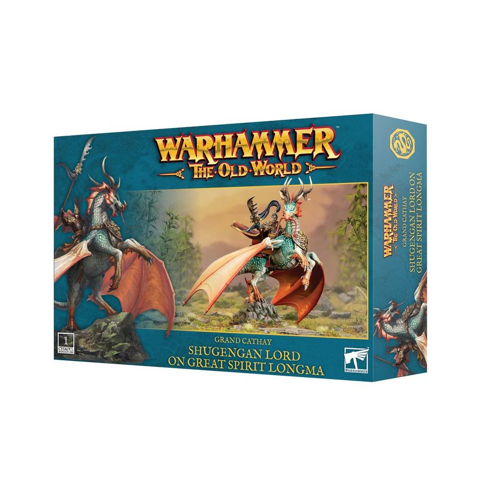 Warhammer The Old World: Grand Cathay Shugengan Lord on Great Spirit Longma