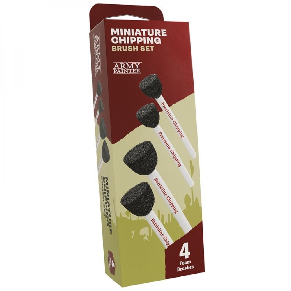 Army Painter - Pinceaux - Miniature Chipping Brush Set