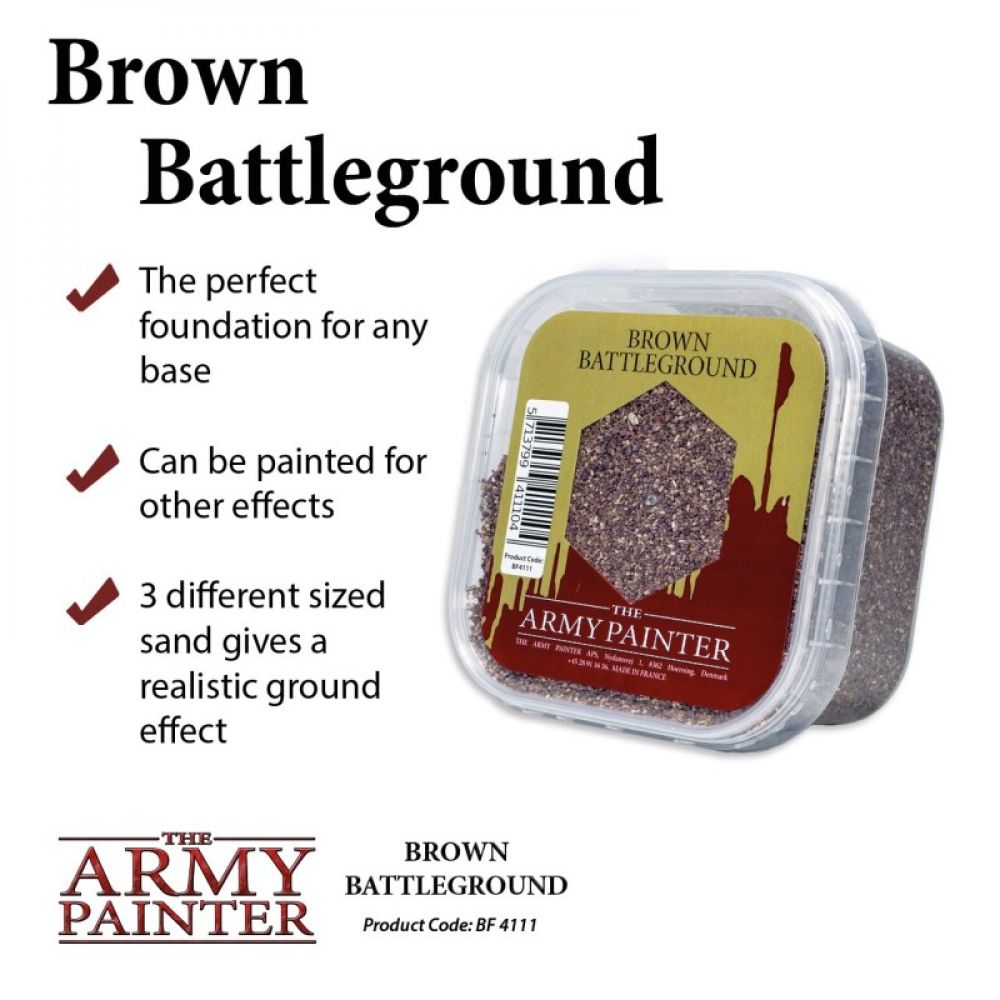 Army Painter - Flocages - Brown Battleground