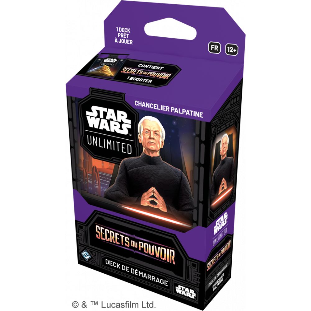 SW Unlimited: Secrets of Power: Deck de Démarrage Chancelier Palpatine VF