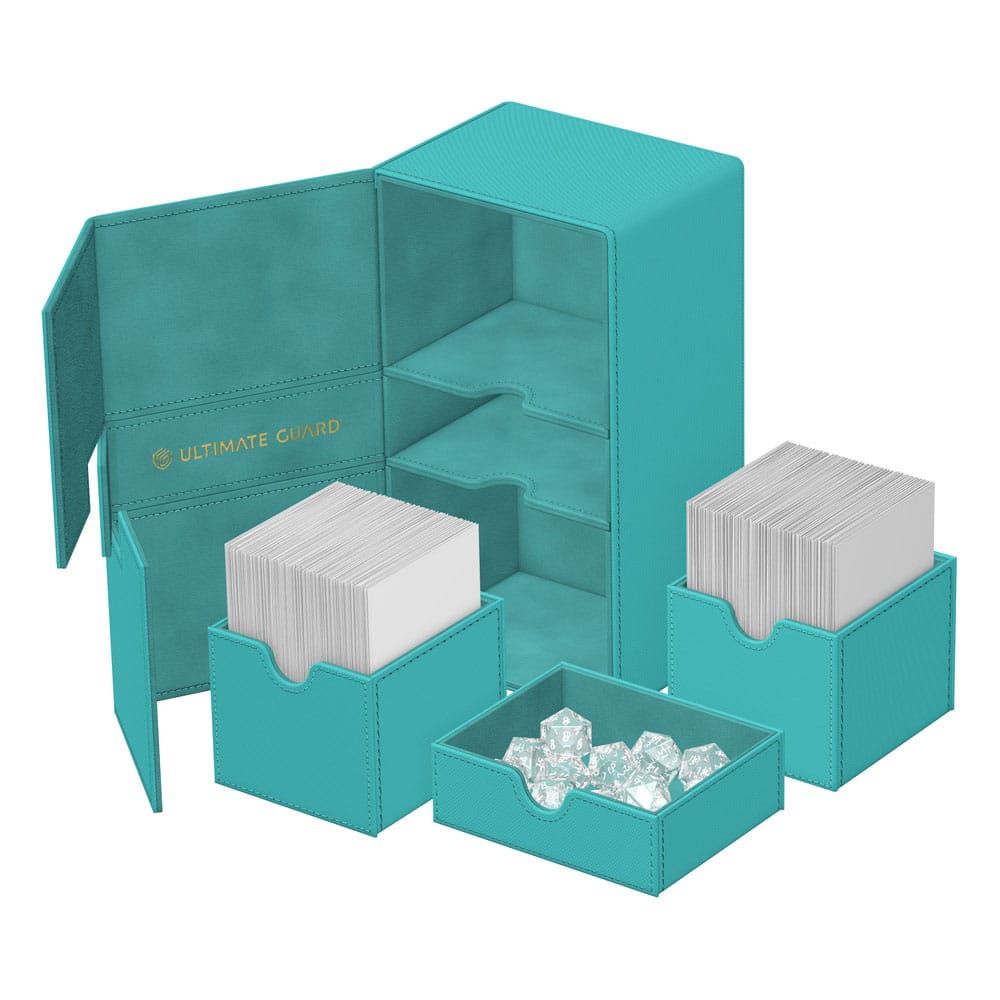 Multi-Deck Box Ultimate Guard Twin Flip`n`Tray 200+ XenoSkin "Summer Edition 2025" - Lagoon
