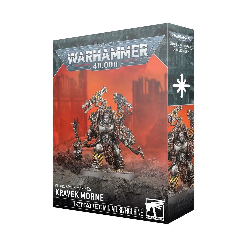 Chaos Spaces Marines: Iron Warrior Kravek Morne
