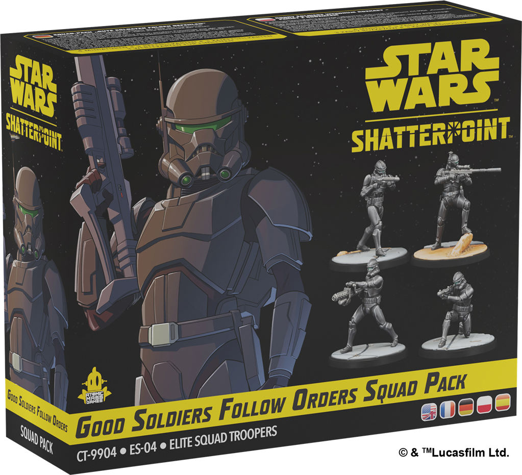 Star Wars Shatterpoint: Good Soldiers Follow Orders Squad Pack