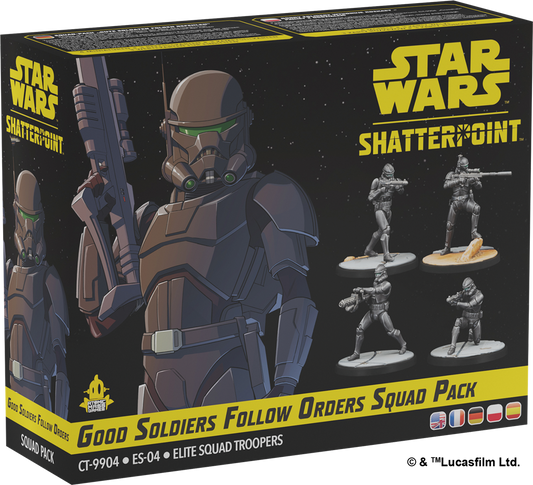 Star Wars Shatterpoint: Good Soldiers Follow Orders Squad Pack