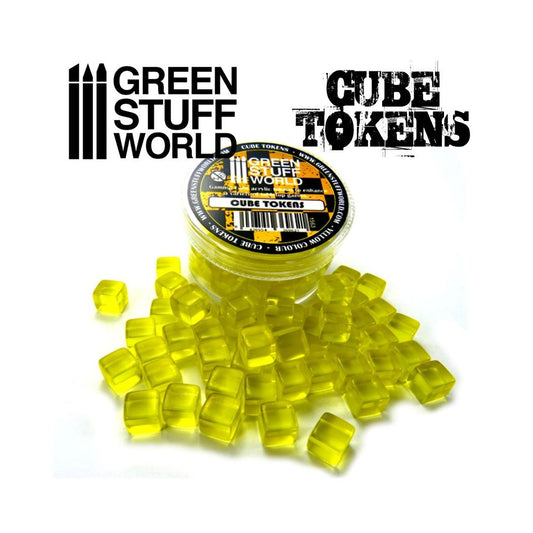 Jetons cube jaune
