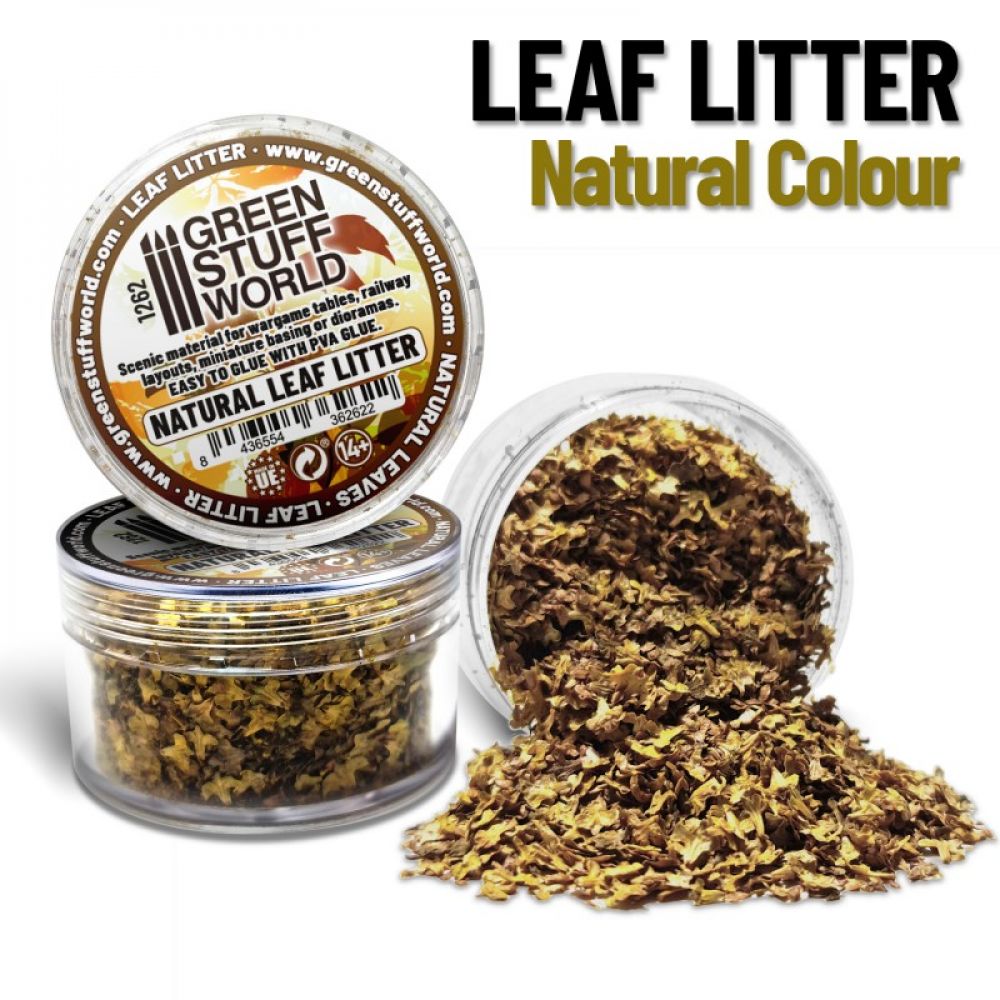 Soclages: Feuilles Naturelles Modélisme - Couleur Naturel