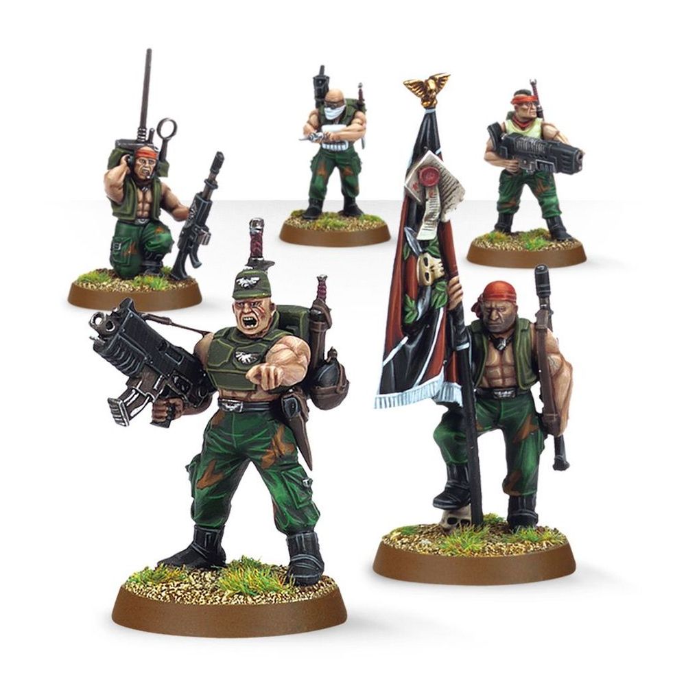 Astra militarum: Escouade d'État-Major de Catachan (VPC)