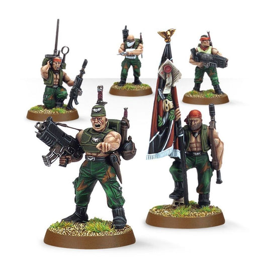 Astra militarum: Escouade d'État-Major de Catachan (VPC)