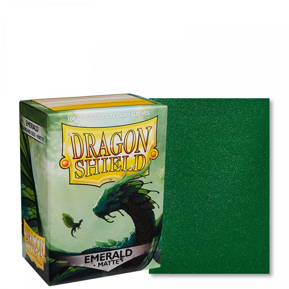 Dragon Shield Emerald Matte x100