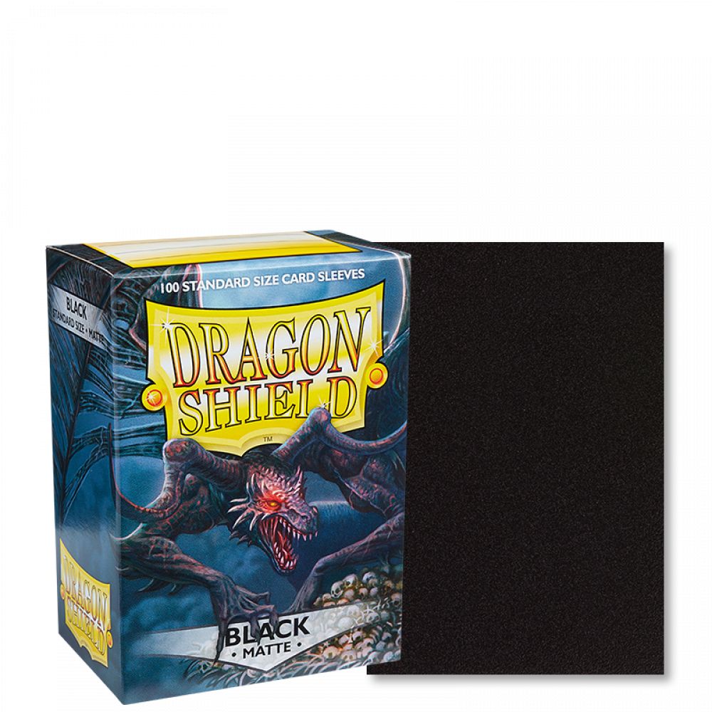 Dragon Shield Black Matte x100