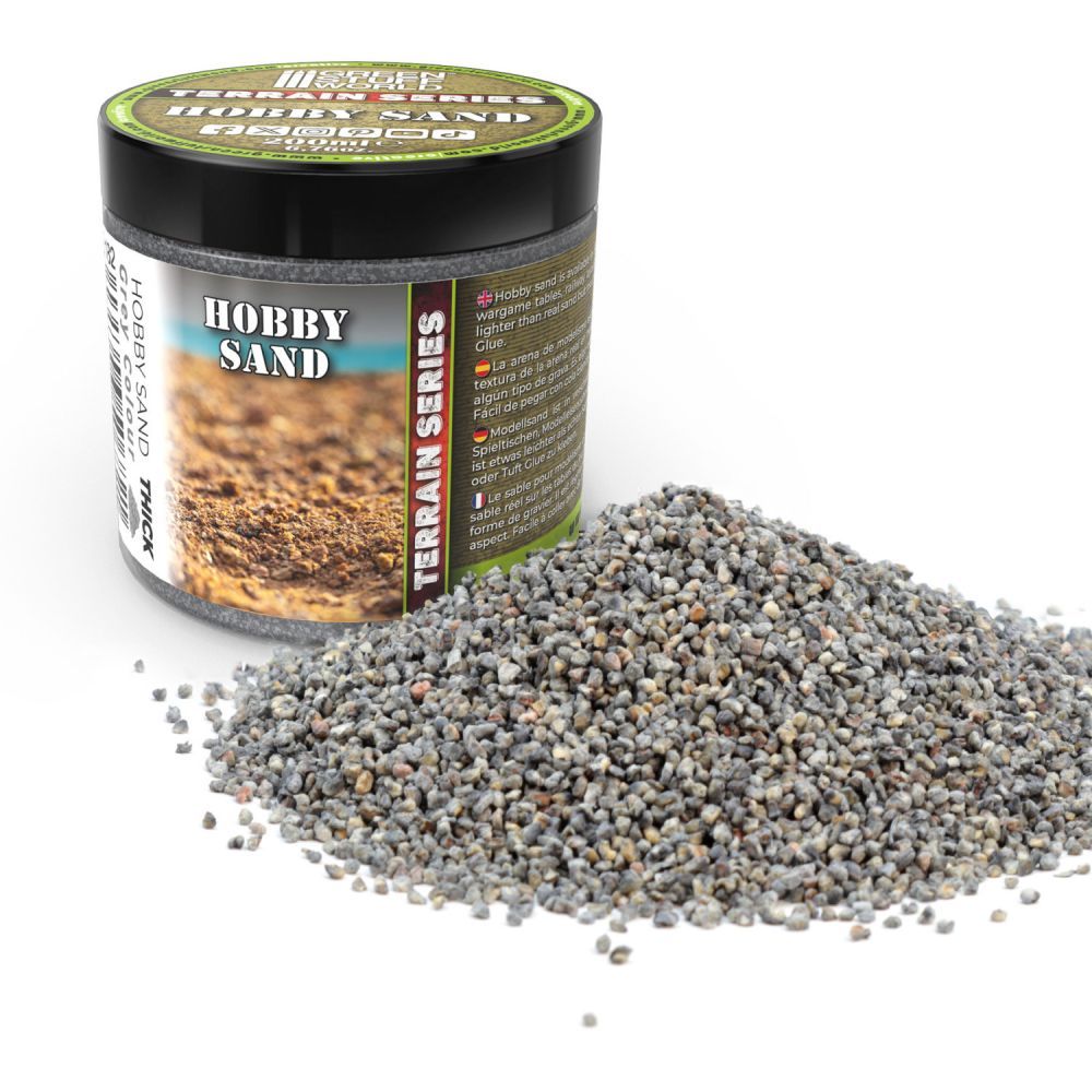 Sable Grossier à Modeler 200ml - Gris foncé