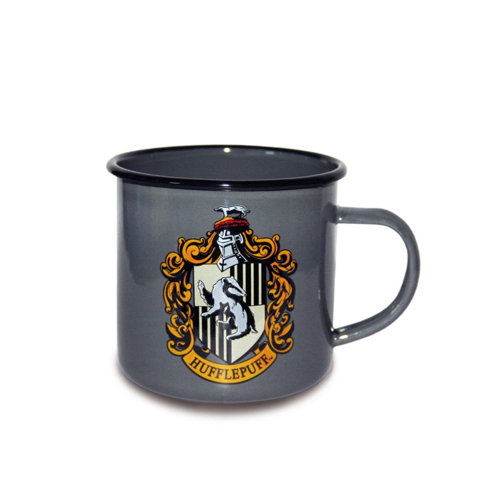 Harry Potter mug émail Hufflepuff Logo