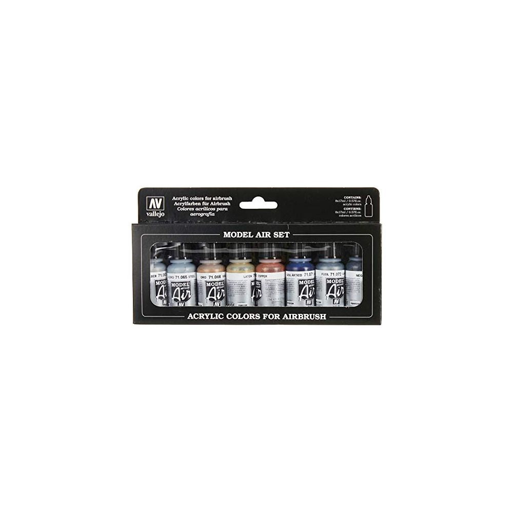 Set Peinture Air: Metal (x8)