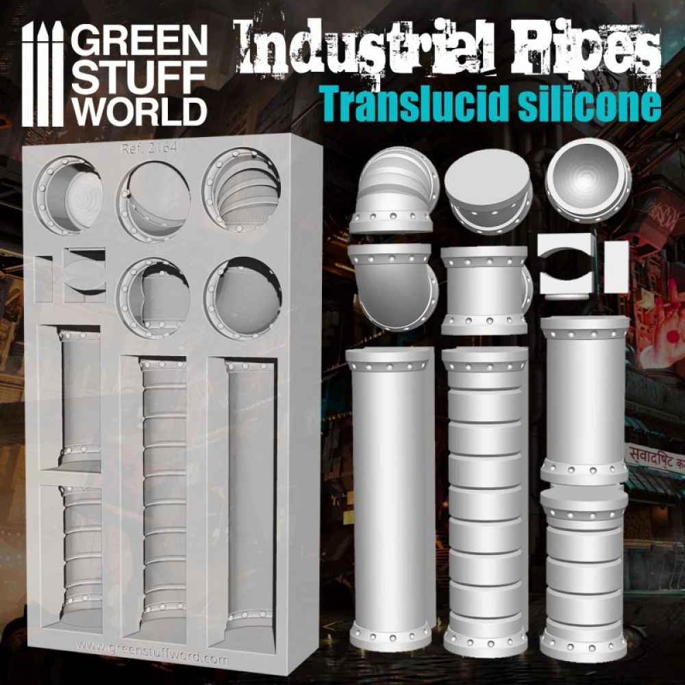 Moule Silicone Industrial pipes