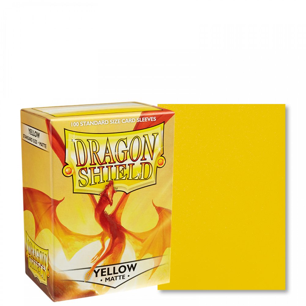 Dragon Shield Yellow Matte x100