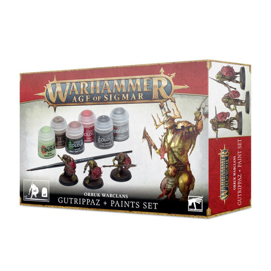 Orruk Warclans: Gutrippaz + Paints Set