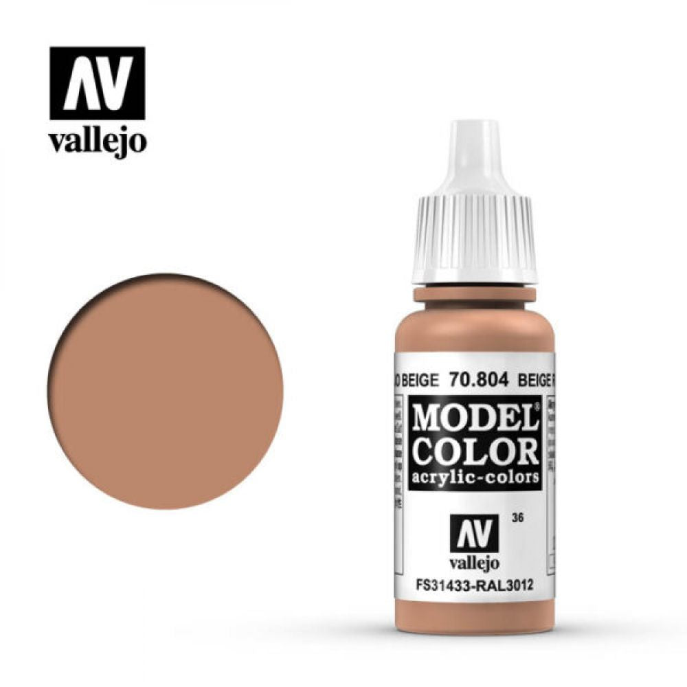 70.804 Model Color Beige Red 17ml