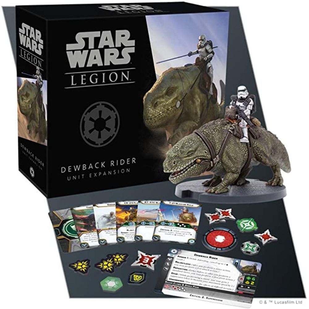 Star Wars Legion: Empire Galactique: Soldat Monté sur Dewback