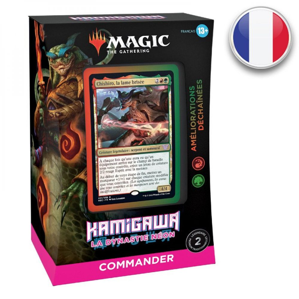 Deck Commander Kamigawa Neon Dynasty: Améliorations Déchaînées