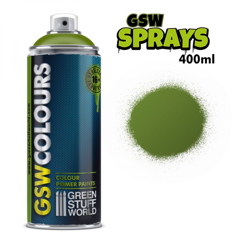 SPRAY Couleurs Vert mat 400ml