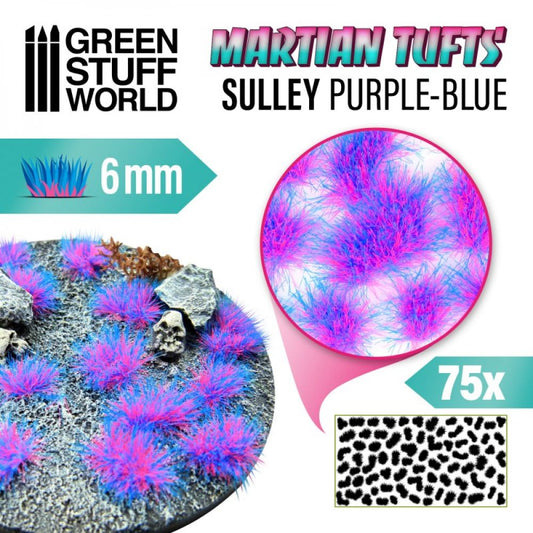 Touffes d'herbe martienne - SULLY PURPLE-BLUE