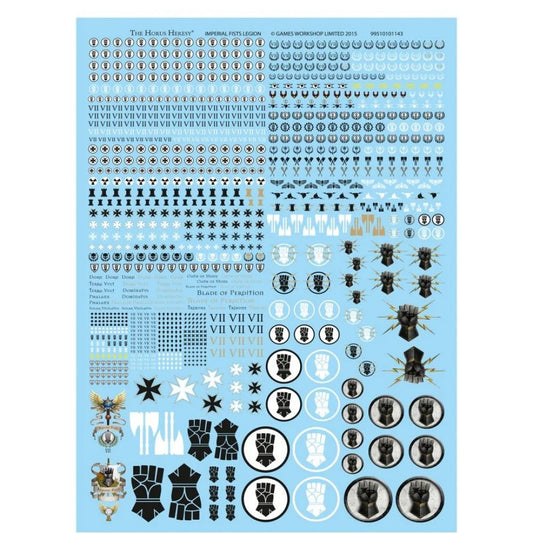 Horus Heresy: Decalcomanie: Imperial Fists