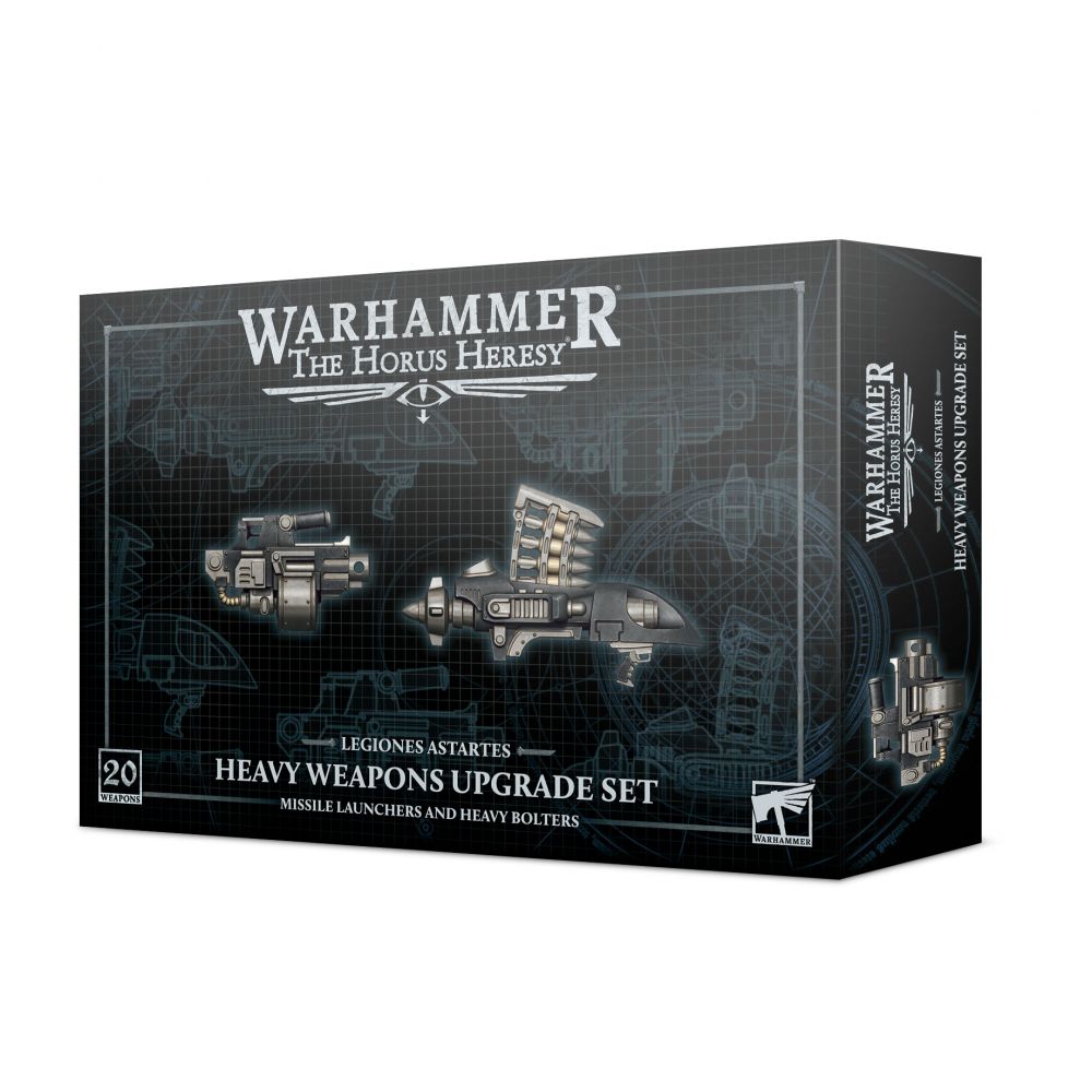 Horus Heresy: Set d'Améliorations d'Armes Lourdes – Lance-missiles et Bolters Lourds