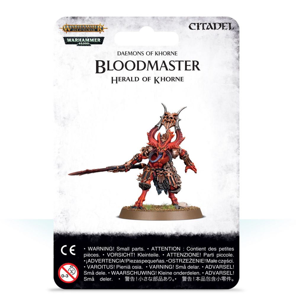 Chaos Daemons: Daemons Of Khorne: Bloodmaster, Herald of Khorne