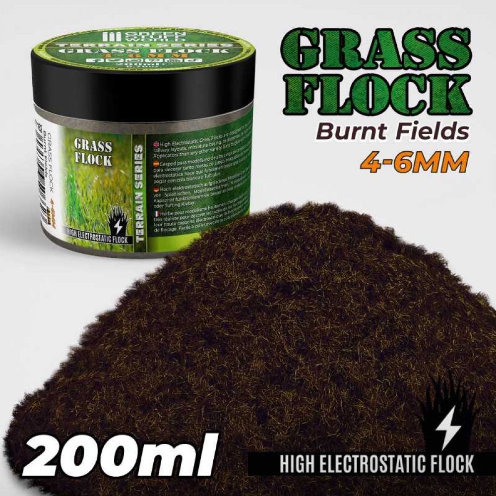 Herbe Statique 4-6mm- BURNT FIELDS - 200ml