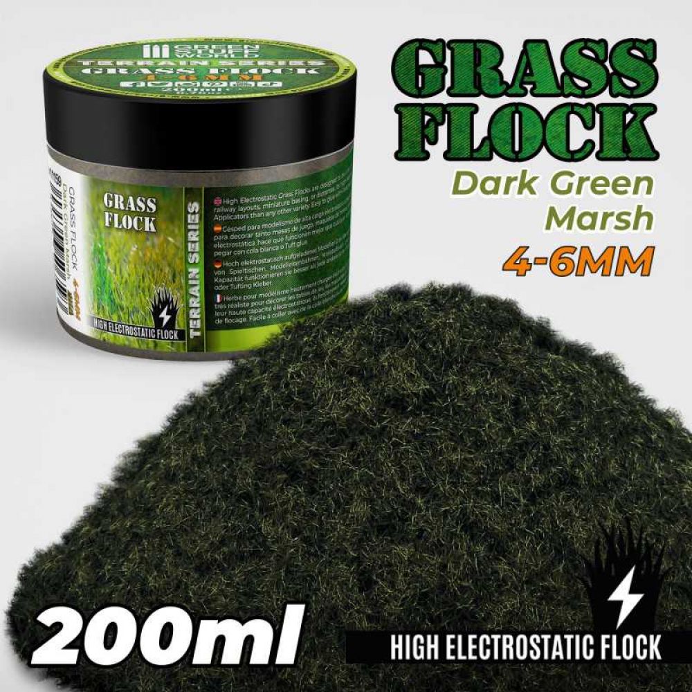 Herbe Statique 4-6mm- DARK GREEN MARSH - 200ml