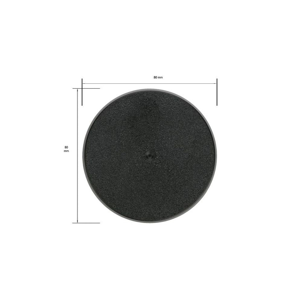 Socle Plastique Rond 80mm (Sur commande)