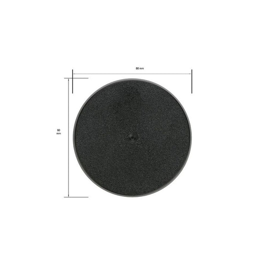 Socle Plastique Rond 80mm (Sur commande)