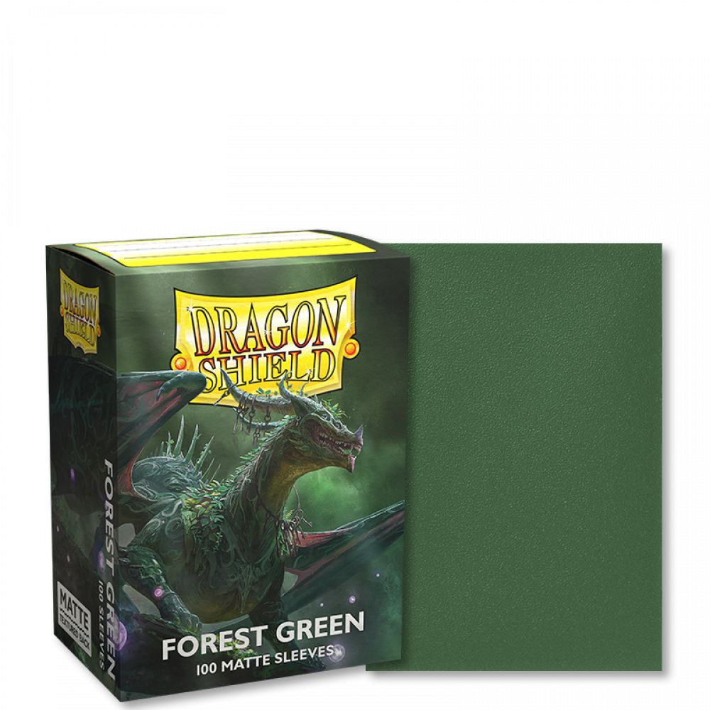 Dragon Shield Forest Green Matte x100