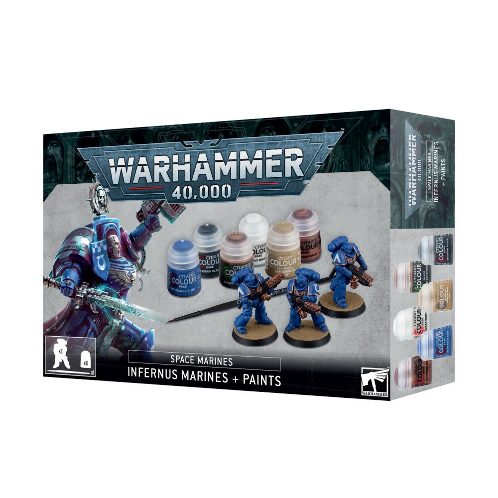 Space Marines: Infernus +Set de Peinture