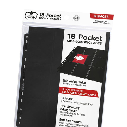 Ultimate Guard 18-Pocket Pages Side-Loading (10 pages)