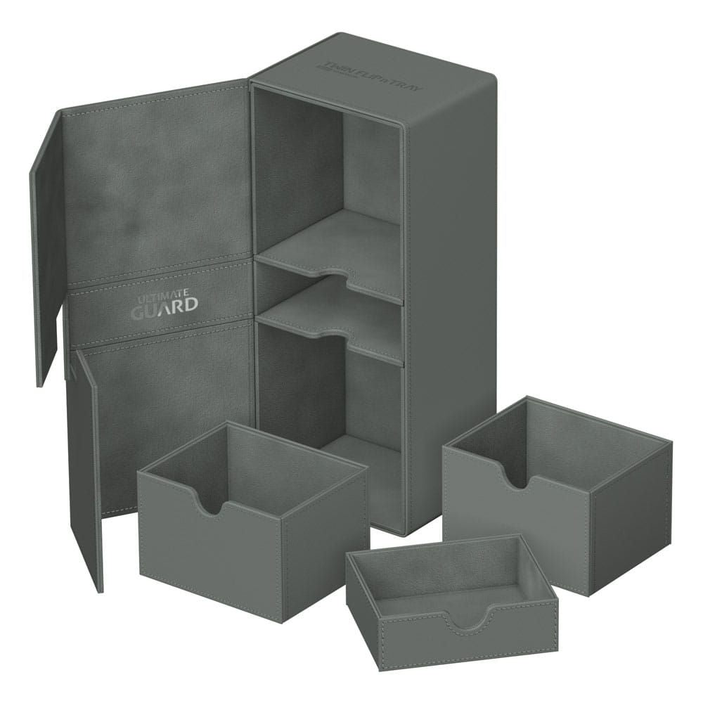 Deck Box Ultimate Guard Twin Flip`n`Tray 266+ Xenoskin Gris