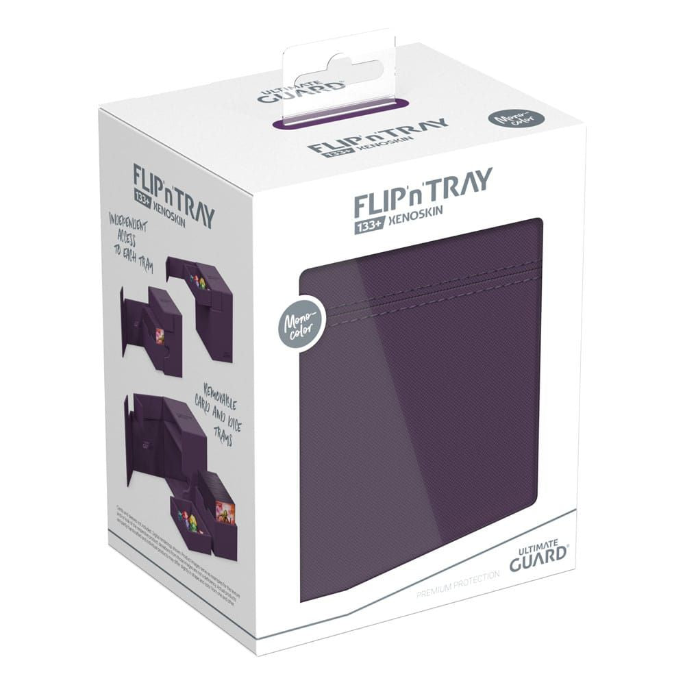 Deck Box Ultimate Guard Flip`n`Tray 133+ XenoSkin Violet
