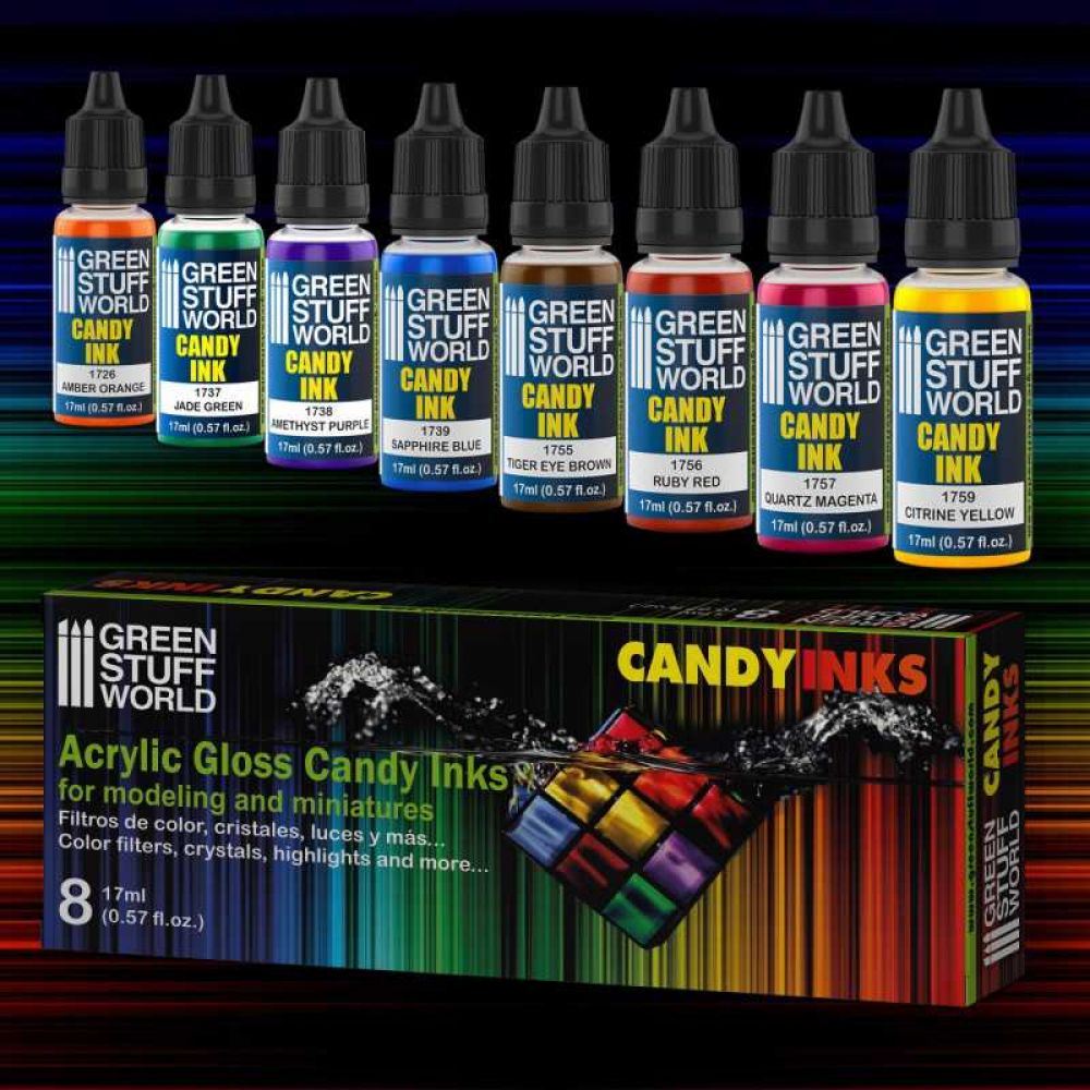 Set Peinture - Set 8x Encre Candy