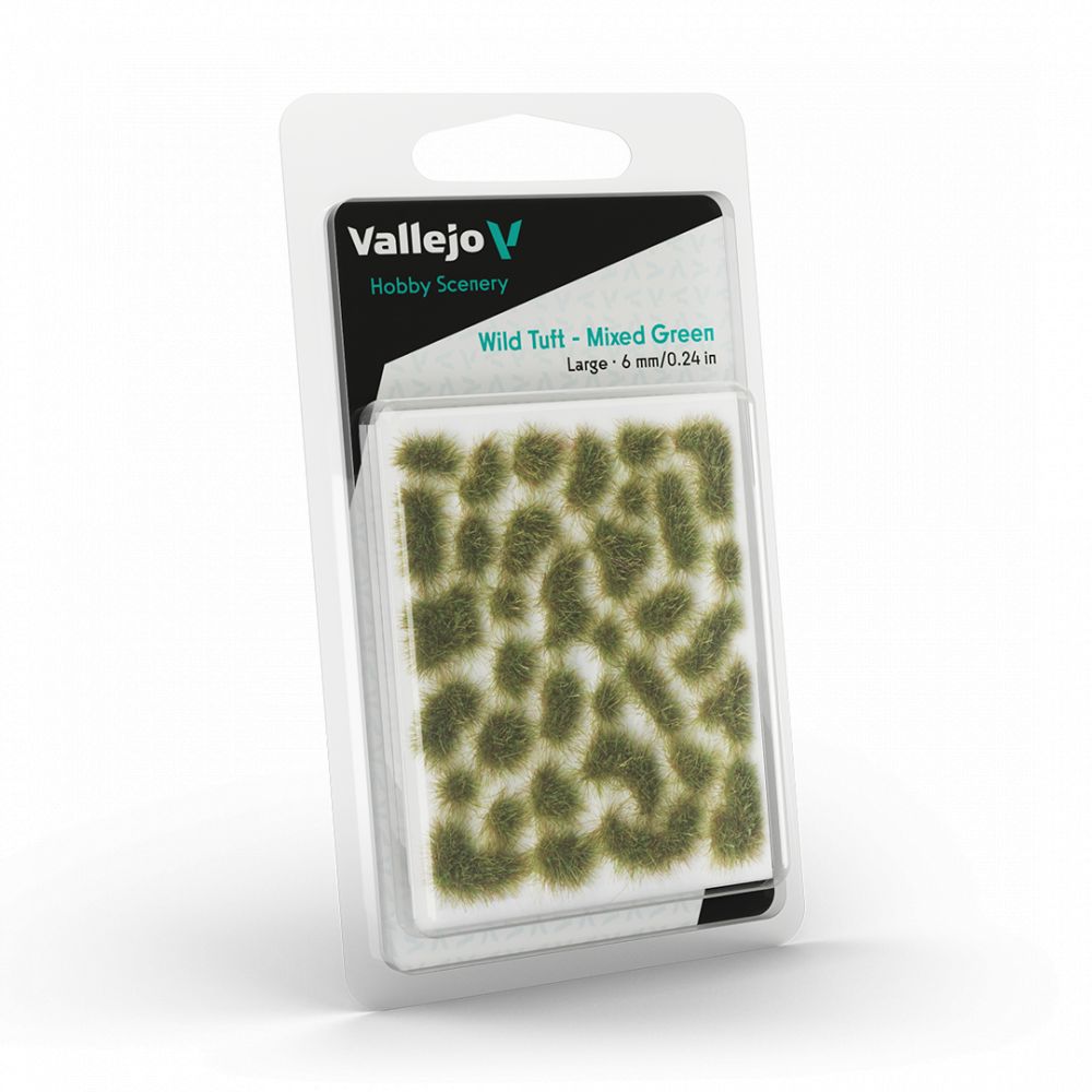 Wild Tuft - Mixed Green - Assortimment Vert 6mm