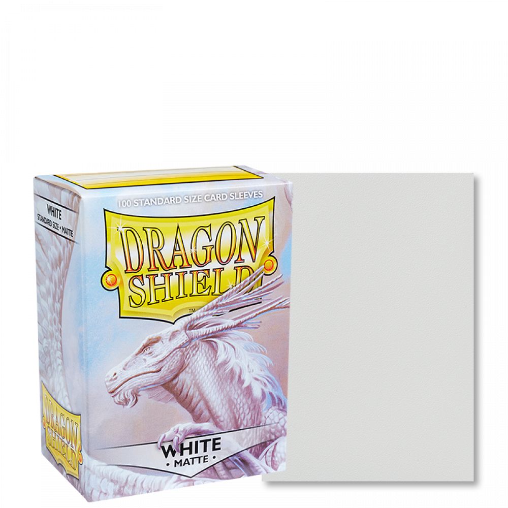 Dragon Shield White Matte x100